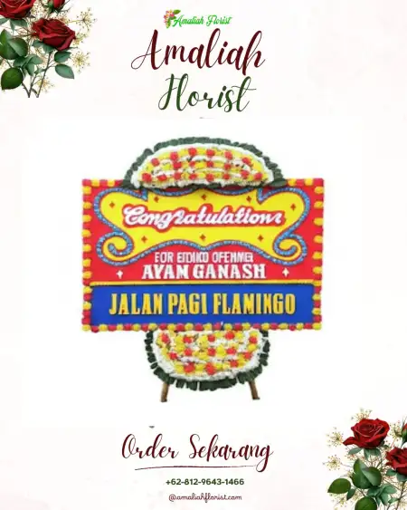 Sewa Papan Bunga Temaji